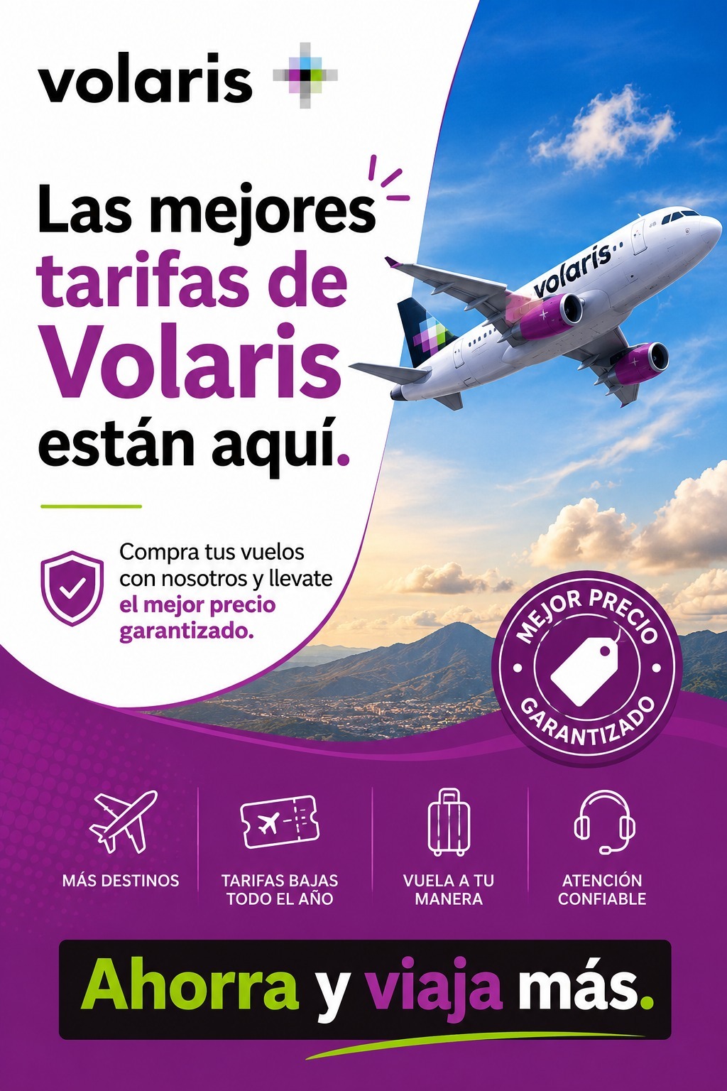 Las mejores tarifas de Volaris
